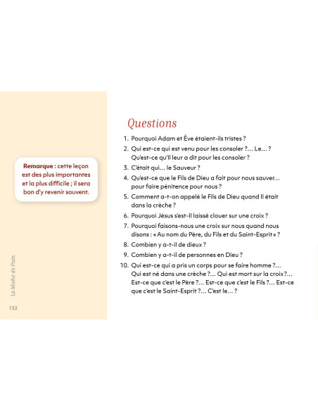 La Miche de Pain - Catéchisme 1ère année