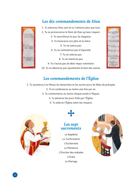 Le Chemin du Ciel - 2ème année - Les Commandements et les Sacrements