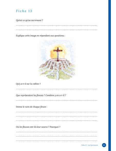 Le Chemin du Ciel - 2ème année - Les Commandements et les Sacrements