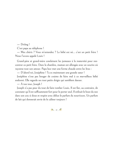 Joseph et Joséphine - un petit frère est né