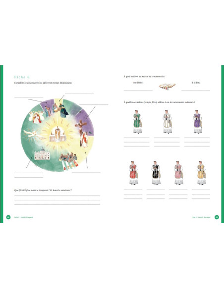 Cahier d'activités Le Chemin du Ciel - 3ème année - La prière et la liturgie