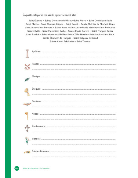 Cahier d'activités Le Chemin du Ciel - 3ème année - La prière et la liturgie
